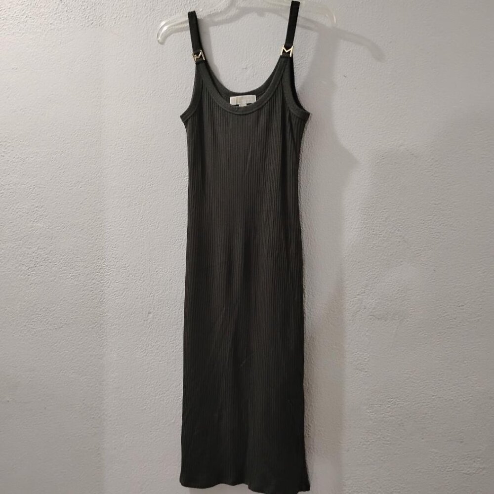Michael Kors -M-Olive Green SWETERS DRESS- Maxi Dress